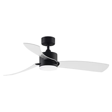 Fanimation SculptAire 52" 3 Blade Indoor / Outdoor Ceiling Fan - Remote Control and LED Light Kit Included Black