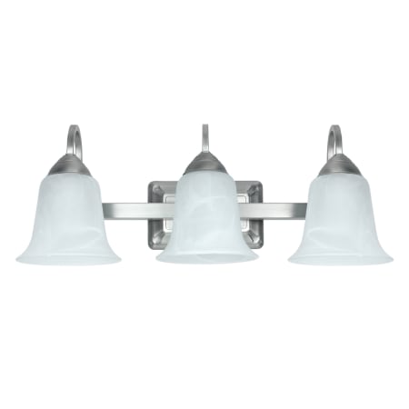 Feit 3 Light 22" Wide Integrated LED Bathroom Vanity Light Brushed Nickel