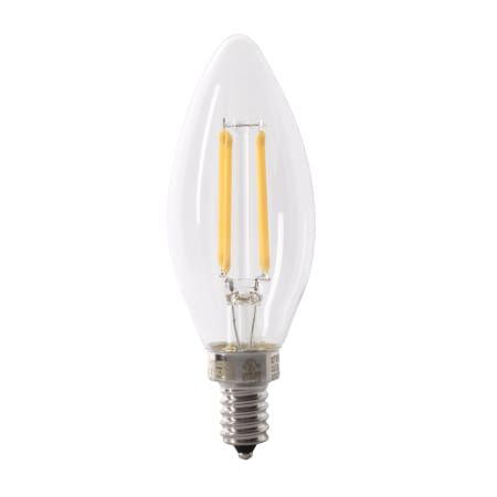 Feit Pack of (2) 3.3 Watt Vintage Edison Dimmable Candelabra (E12) LED Bulbs - 300 Lumens, 2700K, and 90CRI N/A