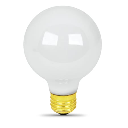 Feit Pack of (6) 40 Watt White Dimmable G25 Medium (E26) Halogen Bulbs N/A