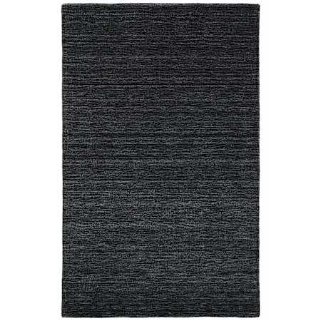 Feizy Luna 9-1/2' x 13-1/2' Wool Solid Indoor Rectangular Area Rug Black
