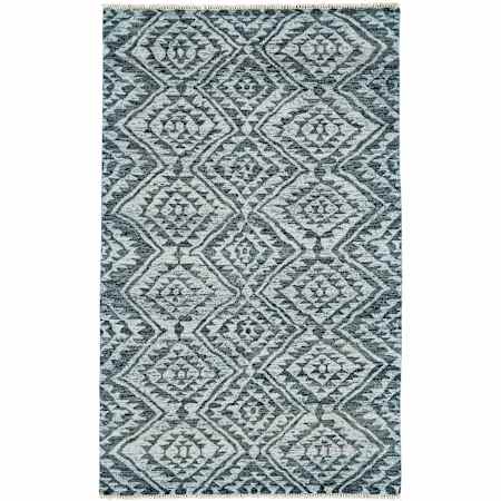 Feizy Nizhoni 2' x 3' Southwestern Indoor Rectangular Throw Rug in Gray / Blue / Ivory Gray / Blue / Ivory