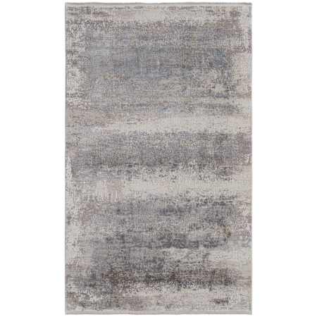 Feizy Cadiz 9-3/4' x 13-1/4' Abstract Indoor Rectangular Area Rug in Taupe / Gray / Silver Taupe / Gray / Silver