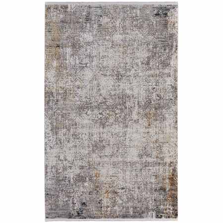 Feizy Cadiz 9-3/4' x 13-1/4' Acrylic and Viscose Abstract Indoor Rectangular Area Rug Ivory / Taupe / Gray