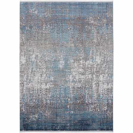 Feizy Cadiz 11-1/2' x 14-1/2' Abstract Indoor Rectangular Area Rug Blue / Gray / Silver