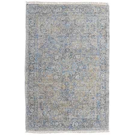 Feizy Caldwell 10' x 14' Viscose and Wool Vintage Indoor Rectangular Area Rug Blue / Gray / Tan