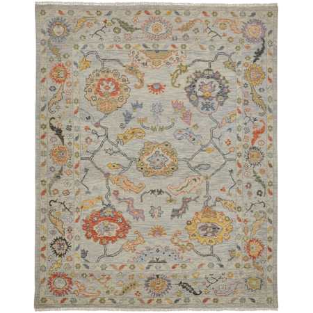 Feizy Karina 12' x 15' Transitional Indoor Rectangular Area Rug Gray / Yellow / Red