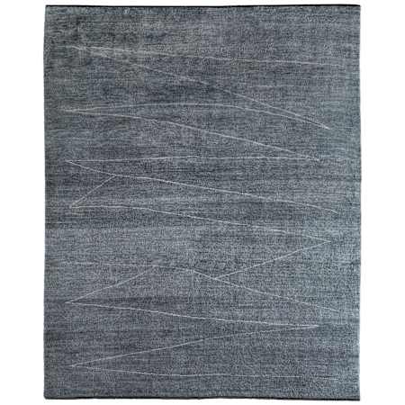 Feizy Agape 8-1/2' x 11-1/2' Abstract Indoor Rectangular Area Rug in Gray / Ivory Gray / Ivory