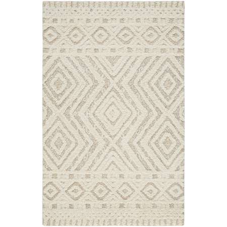 Feizy Anica 10' x 14' Wool Moroccan & Tribal Indoor Rectangular Area Rug Ivory / Tan