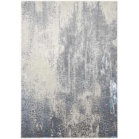 Feizy Azure 10' x 13-1/4' Abstract Indoor Rectangular Area Rug in Gray / Blue / Ivory Gray / Blue / Ivory