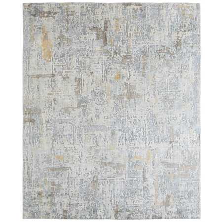 Feizy Braden 5' x 8' Abstract Indoor Rectangular Area Rug in Blue / Gray / Brown Blue / Gray / Brown