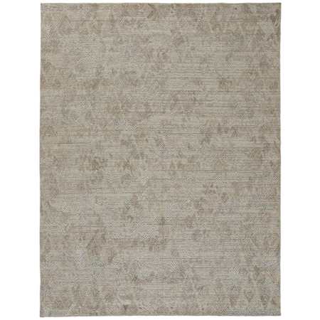 Feizy Elias 10' x 14' Abstract Indoor Rectangular Area Rug in Gray / Taupe Gray / Taupe