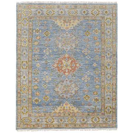Feizy Fillmore 10' x 14' Traditional Indoor Rectangular Area Rug Blue / Green / Yellow