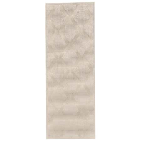 Feizy Salt Point 2-3/4' x 7-3/4' Farmhouse Trellis Runner From the Stefen Collection Powder Creme