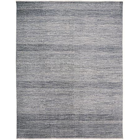 Feizy Janson 8-1/2' x 11-1/2' Striped Indoor Rectangular Area Rug in Silver Silver