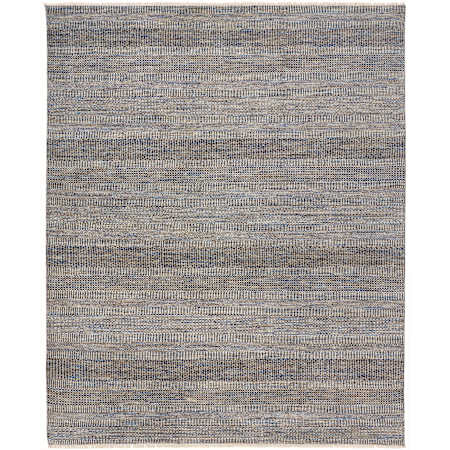 Feizy Janson 11-1/2' x 15' Striped Indoor Rectangular Area Rug in Silver Silver