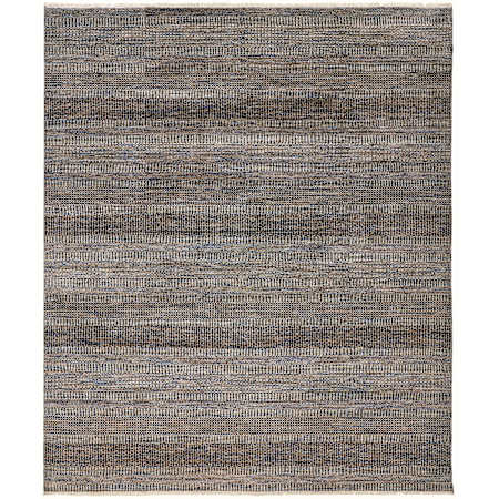 Feizy Janson 8-1/2' x 11-1/2' Striped Indoor Rectangular Area Rug in Gray Gray