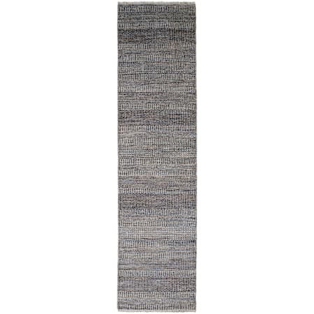 Feizy Janson 2-1/2' x 10' Striped Indoor Runner in Gray Gray
