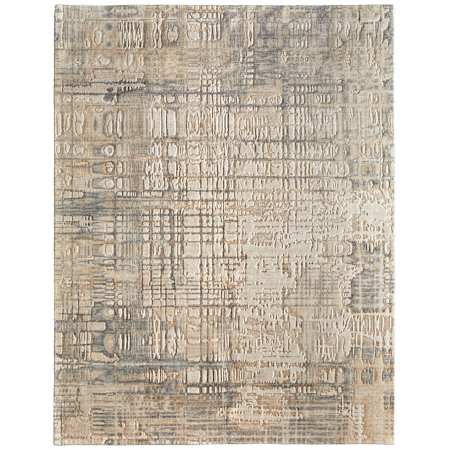 Feizy Jaxson 12' x 15' Abstract Indoor Rectangular Area Rug in Ivory / Tan / Gray Ivory / Tan / Gray