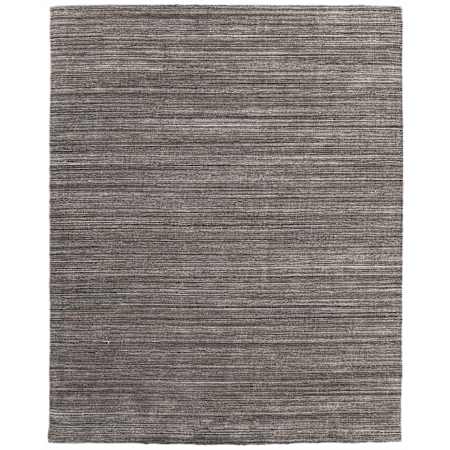 Feizy Lakewood 9' x 12' Solid Indoor/Outdoor Rectangular Area Rug Black / Gray / Brown