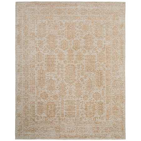 Feizy Loralai 9' x 12' Vintage Indoor Rectangular Area Rug in Tan / Ivory Tan / Ivory