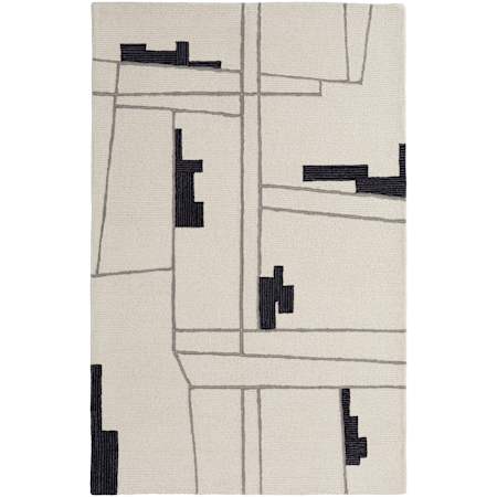 Feizy Maguire 12' x 15' Abstract Indoor Rectangular Area Rug Ivory / Gray / Taupe