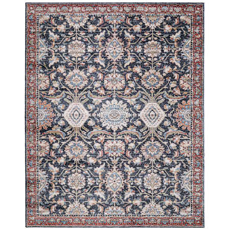 Feizy Pearson 12' x 15' Vintage Indoor Rectangular Area Rug Blue / Red / Ivory