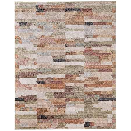 Feizy Pearson 12' x 15' Abstract Indoor Rectangular Area Rug in Brown / Tan / Green Brown / Tan / Green