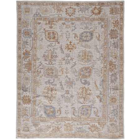 Feizy Wendover 5' x 8' Vintage Indoor Rectangular Area Rug in Ivory / Tan Ivory / Tan