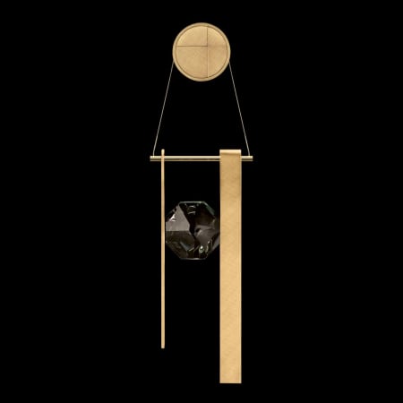 Fine Art Handcrafted Lighting ARIA 2 Light 21" Tall LED Wall Sconce Brushed Gold
