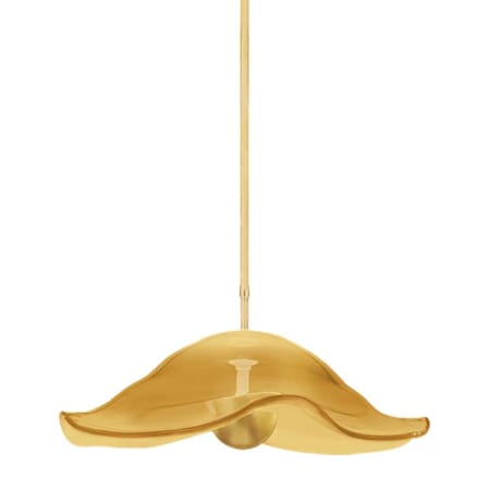 Fine Art Handcrafted Lighting Embark 20" Wide LED Pendant Gold / Amber