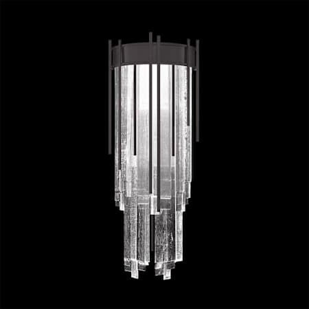 Fine Art Handcrafted Lighting Arpeggio 31" Tall LED Wall Sconce Midnight Steel / Clear