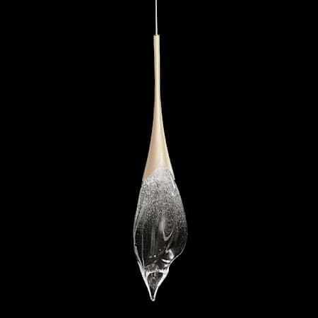 Fine Art Handcrafted Lighting Mayu 5" Wide LED Mini Pendant Champagne