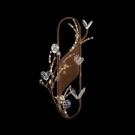 Fine Art Handcrafted Lighting Volare 26" Tall Wall Sconce Brushed Bronze
