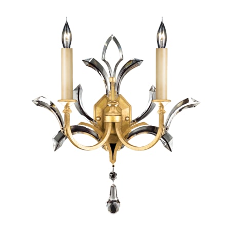 Fine Art Handcrafted Lighting Beveled Arcs 2 Light 22" Tall Wall Sconce Gold Leaf