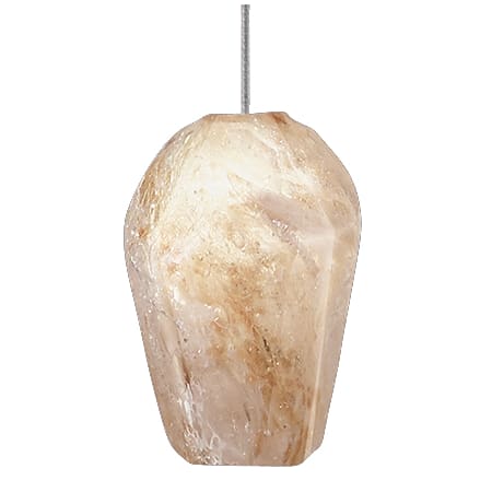 Fine Art Handcrafted Lighting Natural Inspirations 6" Wide LED Crystal Mini Pendant Gold
