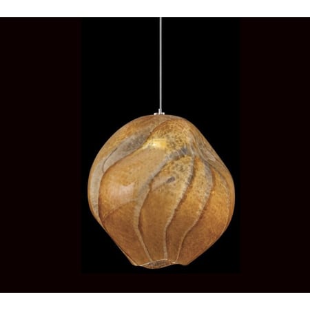 Fine Art Handcrafted Lighting Vesta 7" Wide LED Abstract Mini Pendant Gold