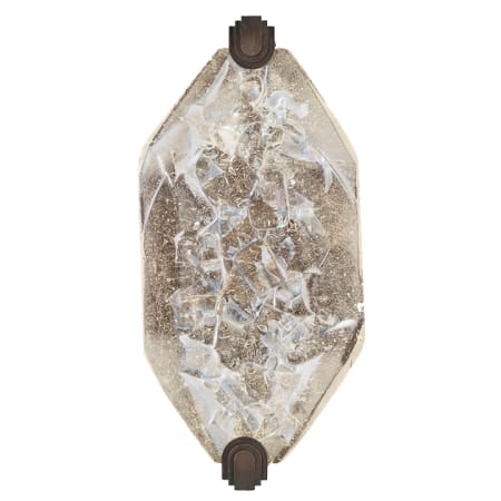 Fine Art Handcrafted Lighting LED Wall Sconce in Bronze Leaf Finish from the Allison Paladino Collection Bronze Leaf