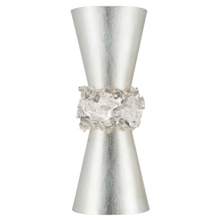 Fine Art Handcrafted Lighting Arctic Halo 2 Light 5-1/2" Wide Wall Sconce Silver