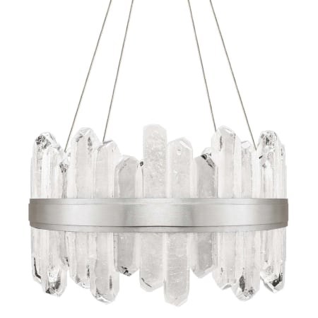 Fine Art Handcrafted Lighting Lior 2 Light 21" Wide Integrated LED Chandelier Silver