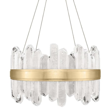 Fine Art Handcrafted Lighting Lior 2 Light 21" Wide Integrated LED Chandelier Gold