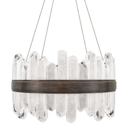 Fine Art Handcrafted Lighting Lior 2 Light 21" Wide Integrated LED Chandelier Bronze