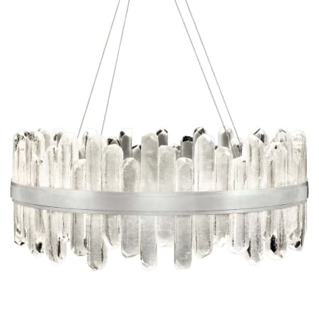 Fine Art Handcrafted Lighting Lior 2 Light 30-1/2" Wide Integrated LED Chandelier Silver
