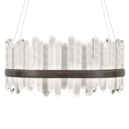 Fine Art Handcrafted Lighting Lior 2 Light 41" Wide Integrated LED Chandelier Bronze