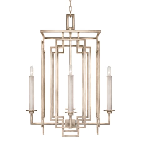 Fine Art Handcrafted Lighting Cienfuegos 4 Light 22" Wide Taper Candle Chandelier Weathered Gray Patina