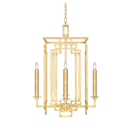 Fine Art Handcrafted Lighting Cienfuegos 4 Light 22" Wide Candle Style Chandelier Gold Leaf
