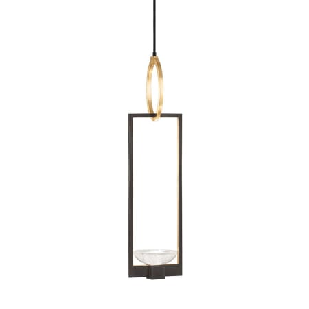 Fine Art Handcrafted Lighting Delphi 7" Wide LED Mini Pendant Black