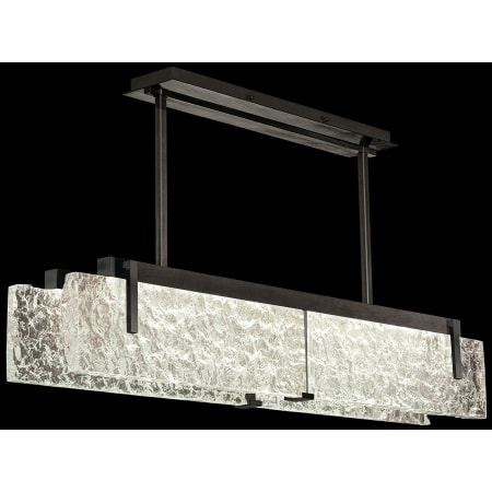 Fine Art Handcrafted Lighting Terra 52" Wide LED Linear Pendant Black