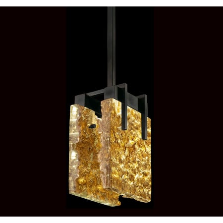 Fine Art Handcrafted Lighting Terra 8" Wide LED Mini Pendant Black