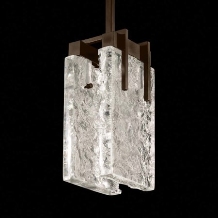 Fine Art Handcrafted Lighting Terra 8" Wide LED Mini Pendant Bronze